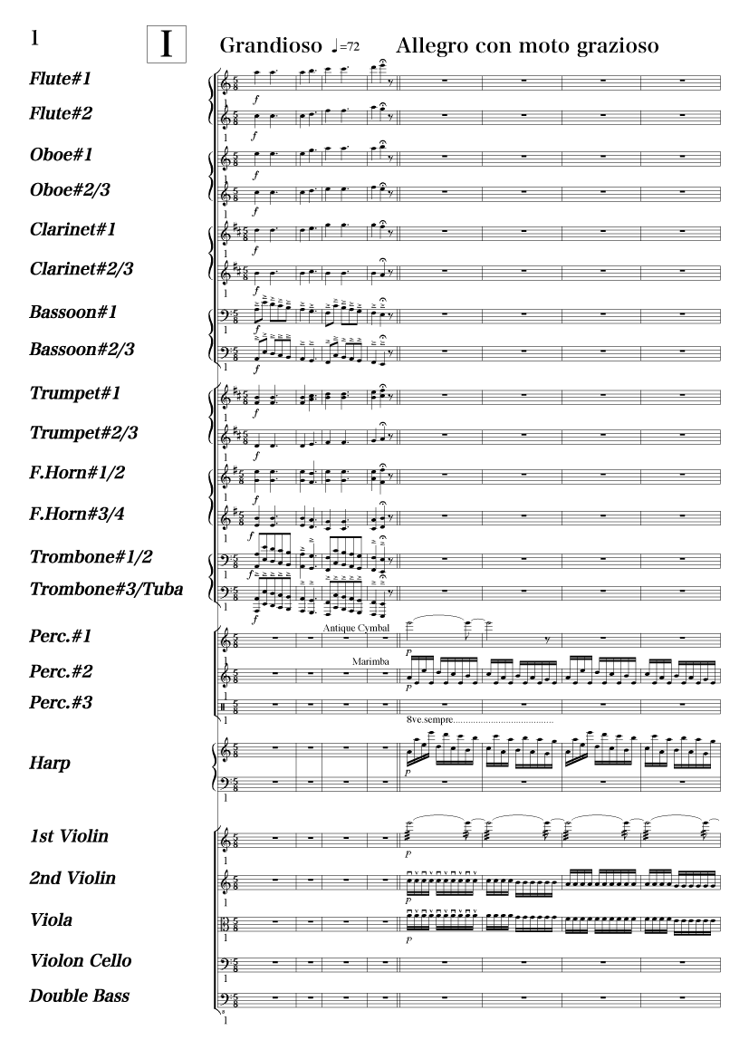 303　Aqua Rhythm for Symphonic Orchestra