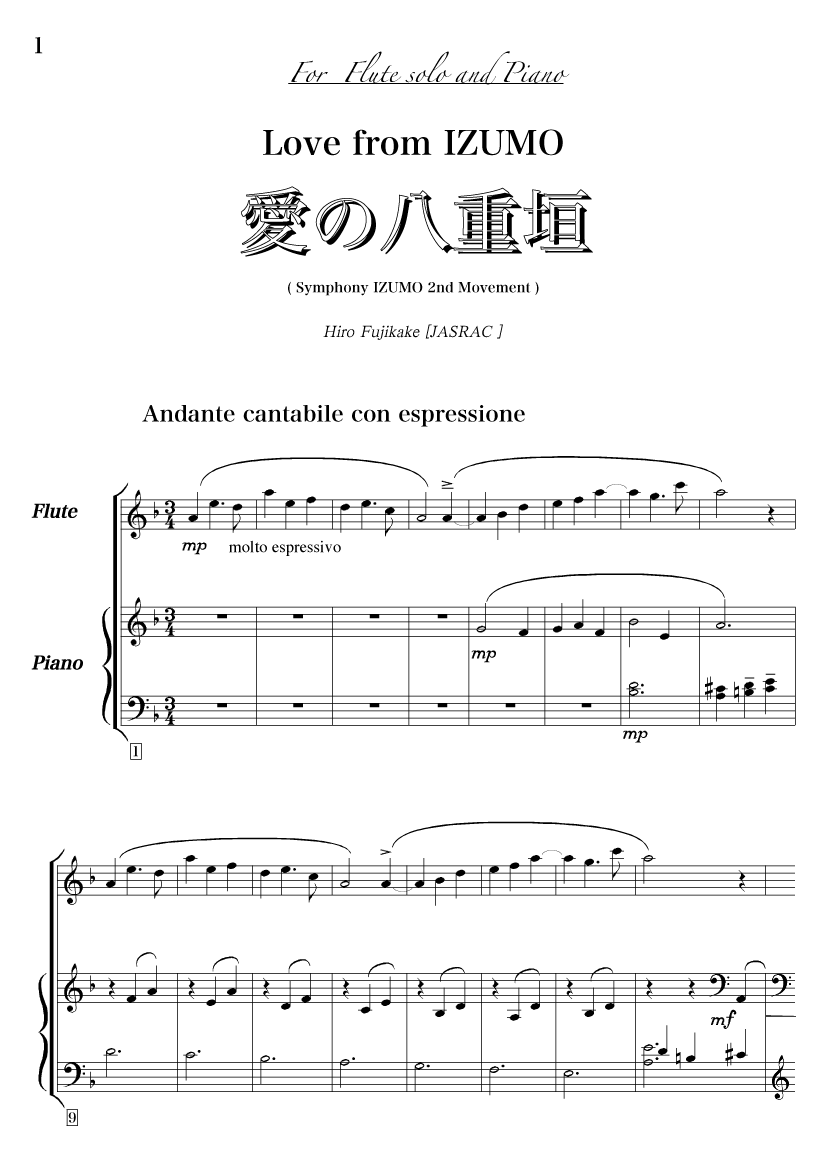 Love from IZUMO by Hiro Fujikake